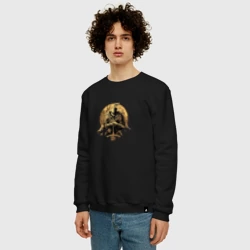 Мужской свитшот хлопок Эмблемы элитного рыцаря  - фото 2