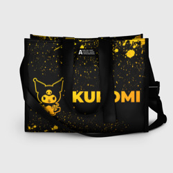 Сумка-шоппер 3D Kuromi - gold gradient по-горизонтали