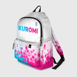 Рюкзак 3D Kuromi neon gradient style посередине