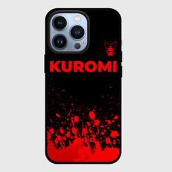 Чехол для iPhone 13 Pro Kuromi - red gradient посередине