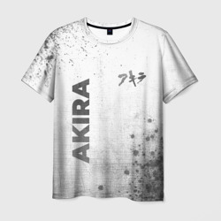 Мужская футболка 3D Akira - white gradient вертикально