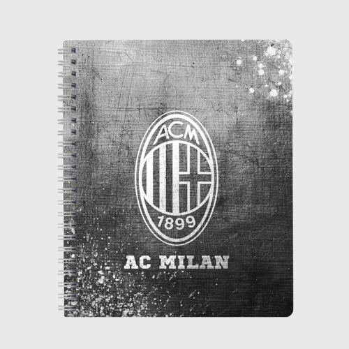 Тетрадь AC Milan - grey gradient