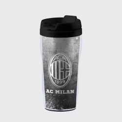 Термокружка-непроливайка AC Milan - grey gradient