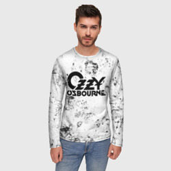 Мужской лонгслив 3D Ozzy Osbourne dirty ice - фото 2