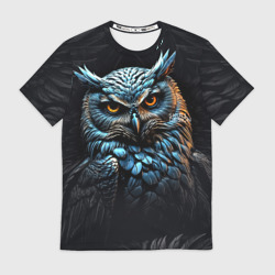 Мужская футболка 3D Rock owl