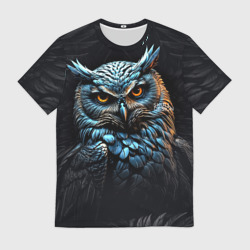 Мужская футболка 3D Rock owl
