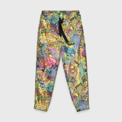 Детские брюки 3D Граффити на стене