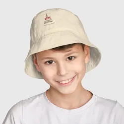 Детская панама хлопок Я врач, какая твоя суперсила красным - фото 2