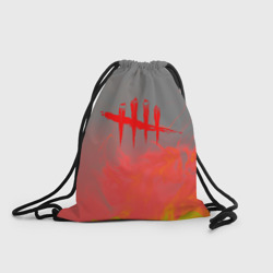 Рюкзак-мешок 3D Dead by Daylight logo fire