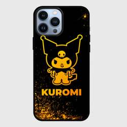 Чехол для iPhone 13 Pro Max Kuromi - gold gradient