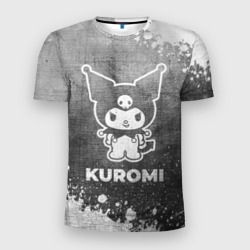 Мужская футболка 3D Slim Kuromi - grey gradient