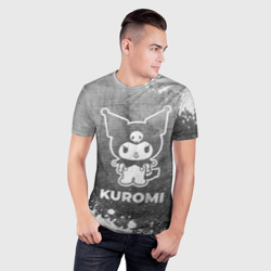 Мужская футболка 3D Slim Kuromi - grey gradient - фото 2