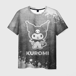 Мужская футболка 3D Kuromi - grey gradient