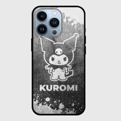 Чехол для iPhone 13 Pro Kuromi - grey gradient