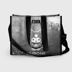 Сумка-шоппер 3D Kuromi - grey gradient