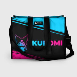Сумка-шоппер 3D Kuromi - neon gradient по-горизонтали