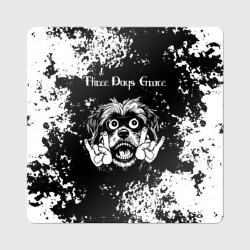 Магнит виниловый Квадрат Three Days Grace рок пес
