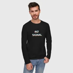 Мужской лонгслив хлопок No signal neon - фото 2