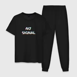 Мужская пижама хлопок No signal neon