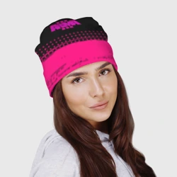 Шапка 3D ARMA розовая геометрия - фото 2
