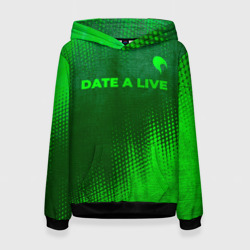 Женская толстовка 3D Date A Live - green gradient посередине