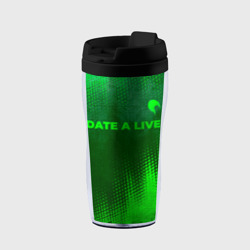 Термокружка-непроливайка Date A Live - green gradient посередине