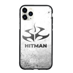 Чехол для iPhone 11 Pro Max матовый Hitman - white gradient