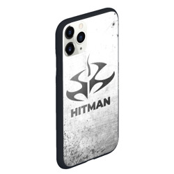 Чехол для iPhone 11 Pro Max матовый Hitman - white gradient - фото 2