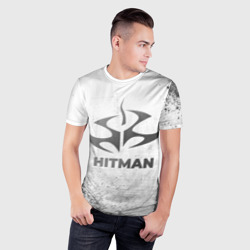 Мужская футболка 3D Slim Hitman - white gradient - фото 2
