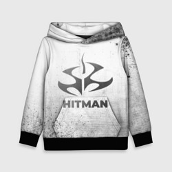 Детская толстовка 3D Hitman - white gradient