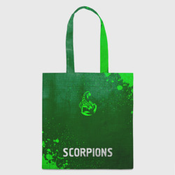 Шоппер 3D Scorpions - green gradient по-центру