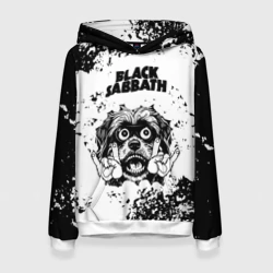 Женская толстовка 3D Black Sabbath - рок пес