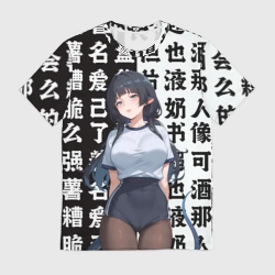 Мужская футболка 3D Jane Doe - Zenless zone zero