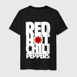 Мужская футболка хлопок RHCP - title and logo