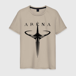 Мужская футболка хлопок Quake arena logo