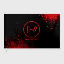 Флаг 3D Twenty One Pilots - red gradient