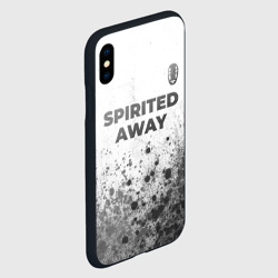 Чехол для iPhone XS Max матовый Spirited Away - white gradient посередине - фото 2