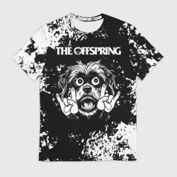 Мужская футболка 3D The Offspring рок пес