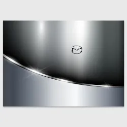 Поздравительная открытка Mazda sport metalic