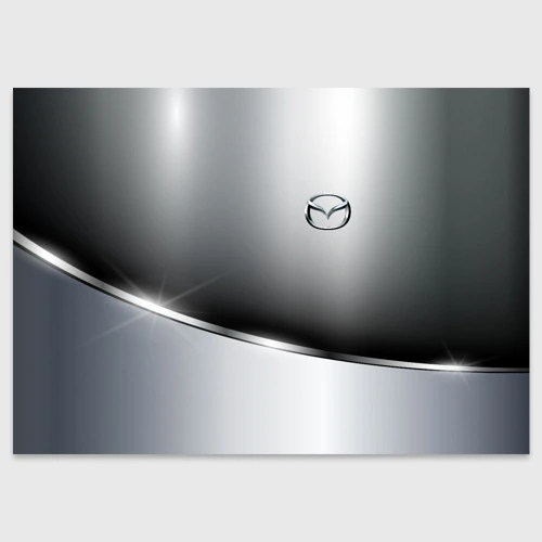 Поздравительная открытка Mazda sport metalic