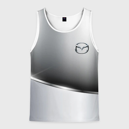 Мужская майка 3D Mazda sport metalic