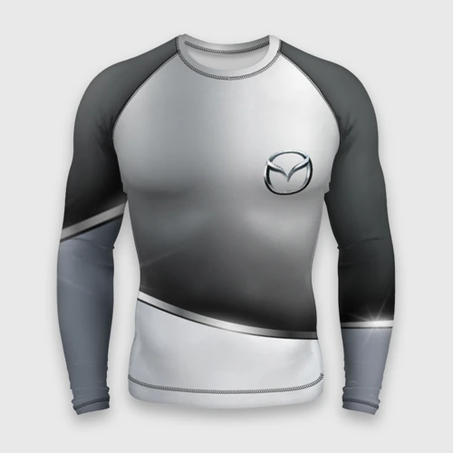 Мужской рашгард 3D Mazda sport metalic