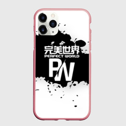 Чехол для iPhone 11 Pro Max матовый Perfect world краски