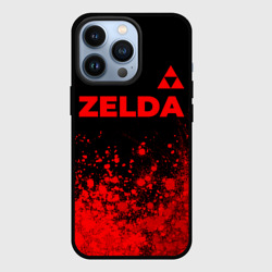 Чехол для iPhone 13 Pro Zelda - red gradient посередине
