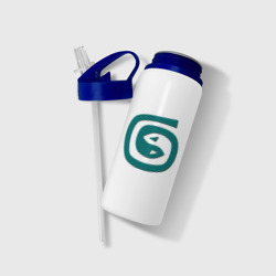 Бутылка для воды с трубочкой 3Ds max logo - фото 2