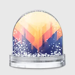Игрушка Снежный шар Abstract art - geometric shapes