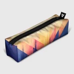 Пенал школьный 3D Abstract art - geometric shapes
