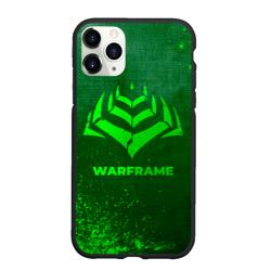 Чехол для iPhone 11 Pro Max матовый Warframe - green gradient
