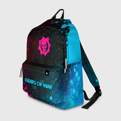 Рюкзак 3D Gears of War - neon gradient по-центру