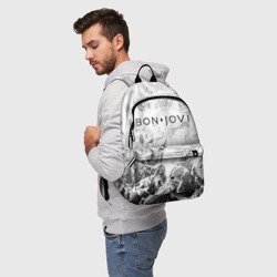 Рюкзак 3D Bon Jovi white graphite - фото 2